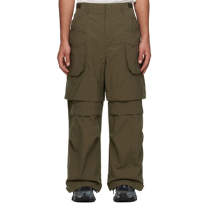 Denis Brown Cotton Pant for Men 3-4 Year Old  High Winter Waterproof Reflective Streetwear 90s Baggy Canvas Cargo Pants Used